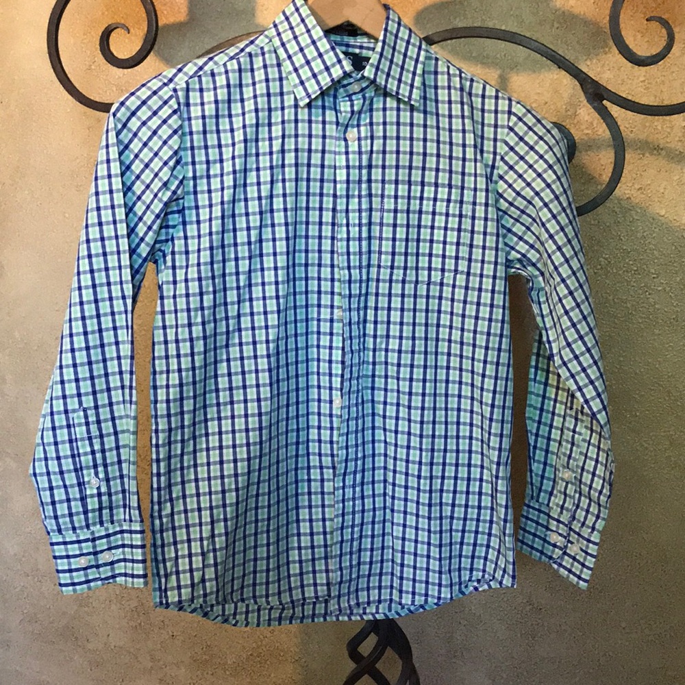 💚Chaps 💙size 10 BOYS button up dress shirt. EUC